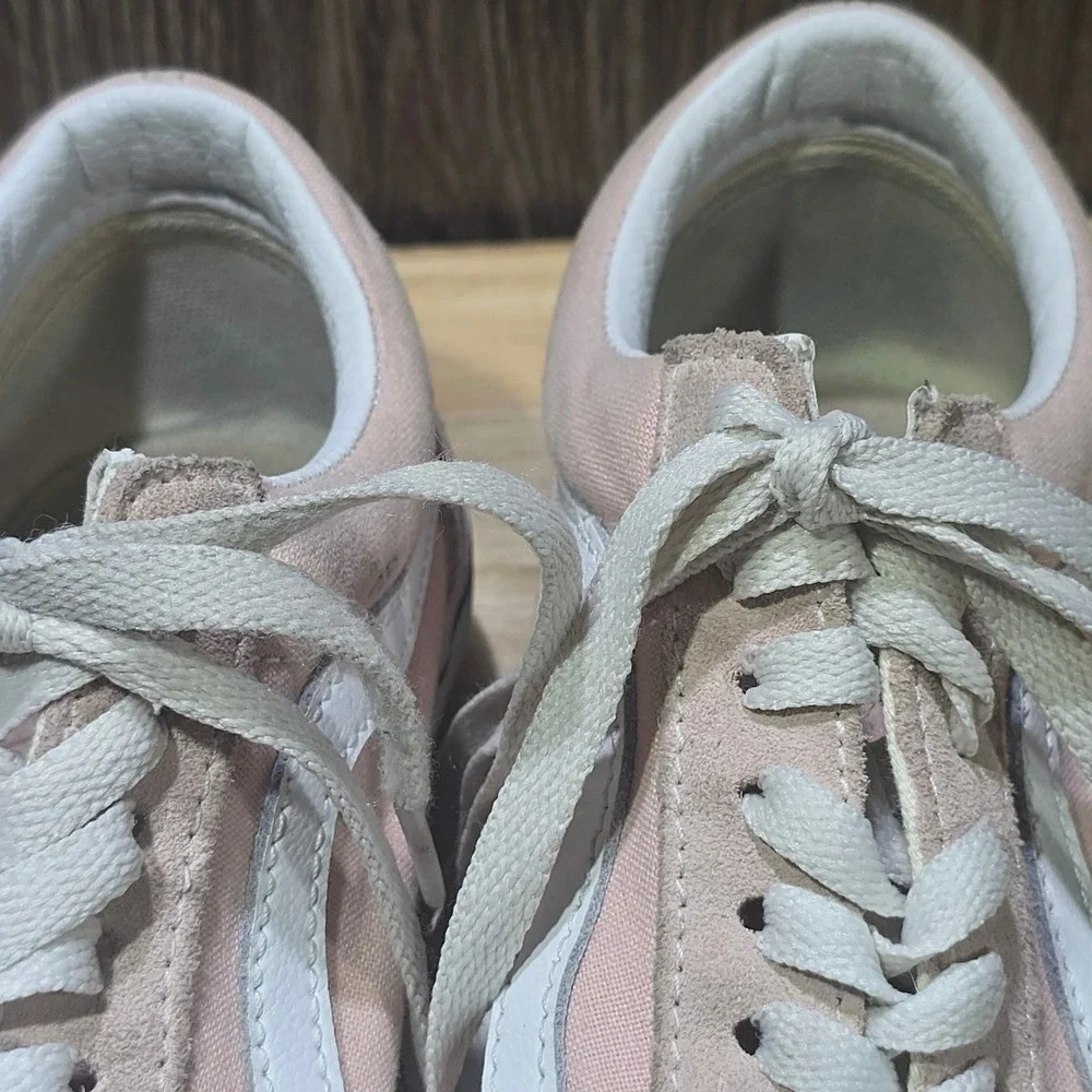 Vans Old Skool‎ Sepia Rose Pink Suede Canvas Women's 8